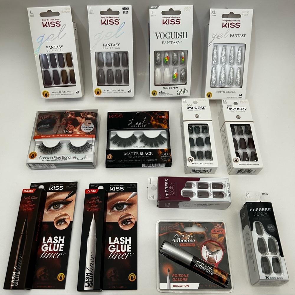 Kiss Lash & Nails Halloween Gift Box Set